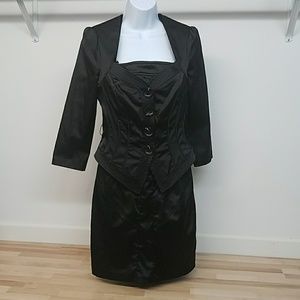 Bodycon Black Dress with Jacket